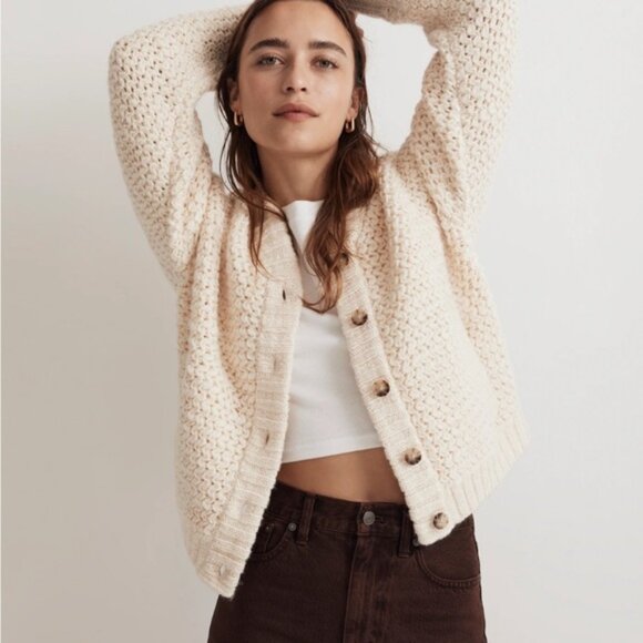 Madewell Sweaters - Madewell small bomber sweater nwt
